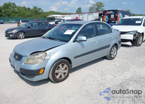 2008 Kia Rio Lx from USA, damaged, VIN KNADE123686387207
